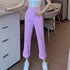 High Waist Straight Fit Wide Leg Jeans